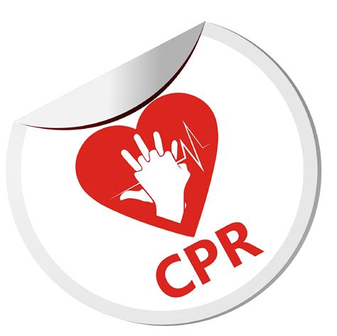 Cpr Logo Medical Resuscitation Vector Clipart Icon Image Etsy