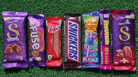 Dairy Milk Silk Vs Munch Vs Chupa Chups Lollipop Vs Kitkat Vs Fuse Vs