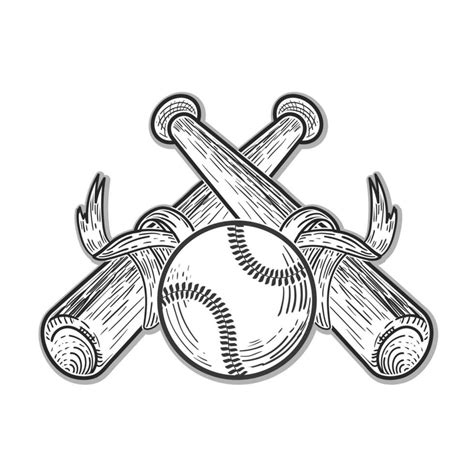 Baseball Hand Drawing Vector Design Vector Art At Vecteezy