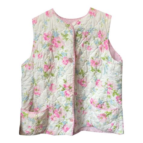 Gilet matelassé à fleurs Gem