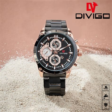 Jual Jam Tangan Pria Divigo Original Dv All Staintless Steel