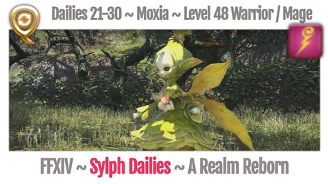 FFXIV Daily Quests Beast Tribe Sylphs Moxia Level 48 A Realm