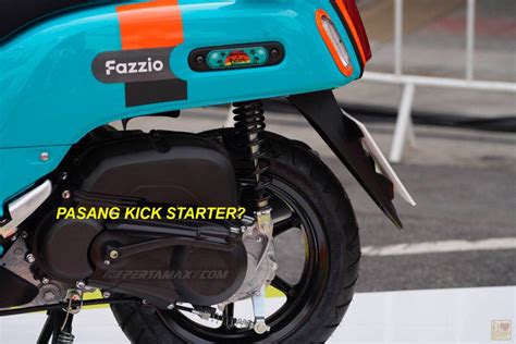 Pasang Kick Starter Yamaha Fazzio Hybrid Pakai Komponen Motor Apa