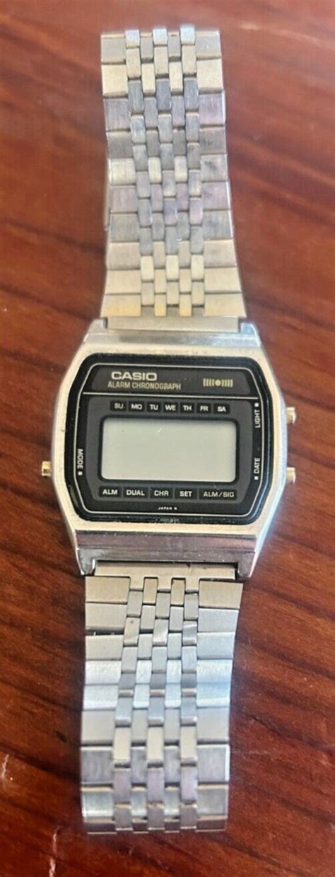 Casio Alarm Chronograph Digital Watch Made In Japan Gem