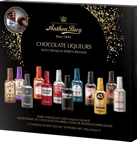 Holleys Fine Foods Anthon Berg Chocolate Liqueur Bottles Pack G