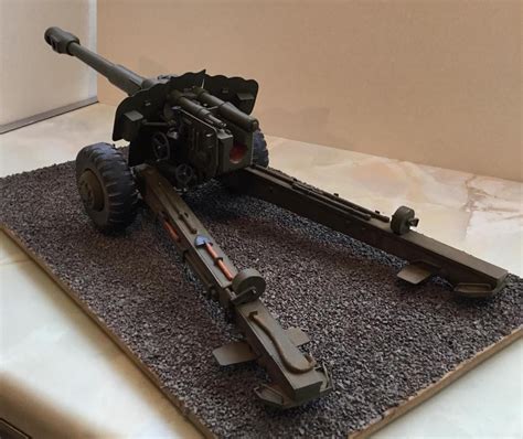 Scratch Built Soviet D20 Heavy Howitzer Artillery Scratchbuilding