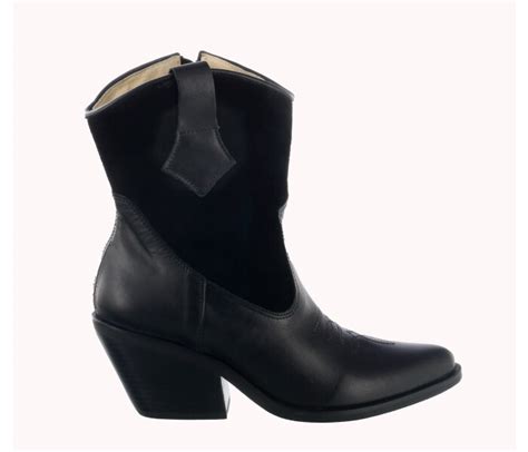 Bota Tejana De Cuero MissCarol Negro MissCarol 146 232790001