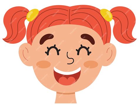 Girl Smiley Face Clip Art