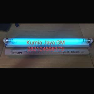 Jual Philips Lampu Uvc Kuman Watt T Uv Germicidal Kap Kabel Set