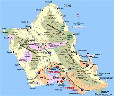 Oahu Map And Travel Guide