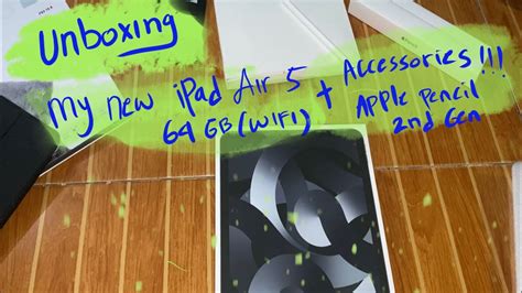 Unboxing Ipad Air Apple Pencil Nd Gen Dan Acc Yang Beli Di