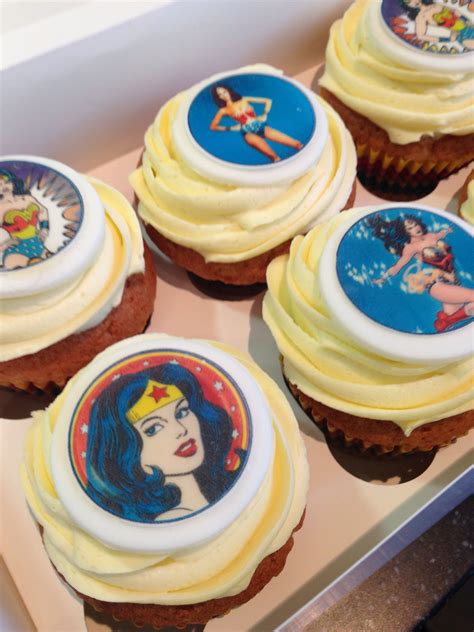 Wonder Woman Cupcakes Superhero Cake Cake Desserts