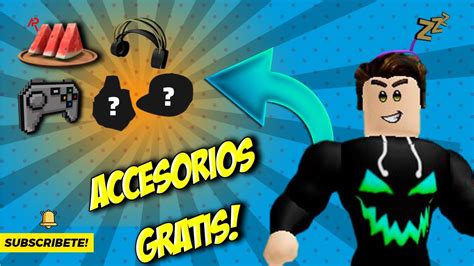 CONSIGUE YA Estos Accesorios GRATIS Para ROBLOX YouTube