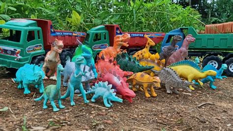 Wow Truk Oleng Hewan Angkut Dinosaurus Warna Warni Albertosaurus