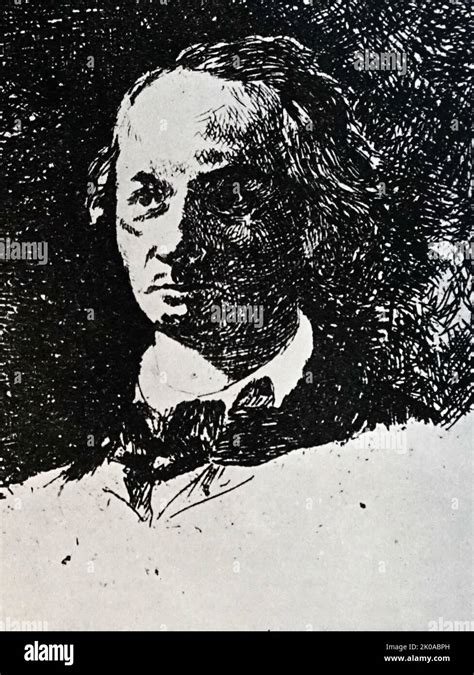 Retrato de baudelaire por nadar fotografías e imágenes de alta