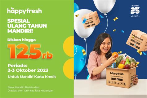 Wah HUT Mandiri Bagi Bagi Diskon Besar Intip Yuk