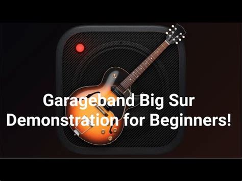 Garageband On New Mac Os Big Sur Youtube