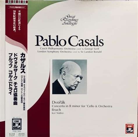 Pablo Casals Czech Philharmonic Orchestra Georg Szell Dvo K Cello