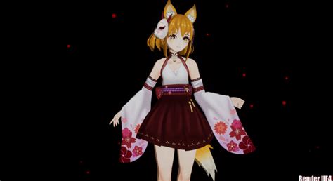 Anime Girl Fox in Characters - UE Marketplace