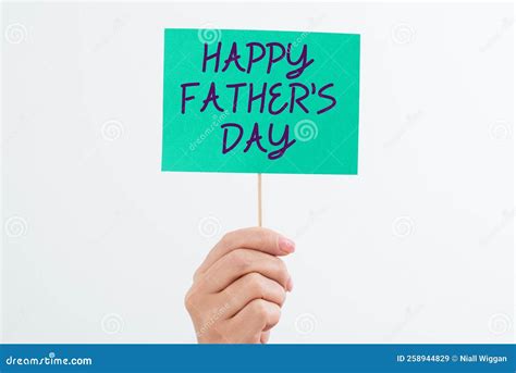 Text Showing Inspiration Happy Fathers Day Word For Celebrated To Show