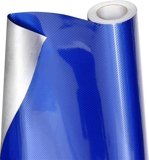 Buy Vvivid D High Gloss Blue Epoxy Carbon Fiber Automotive Vinyl Wrap