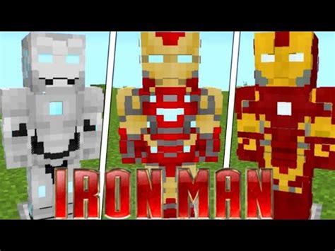 New IRON MAN Mod For Minecraft Bedrock YouTube