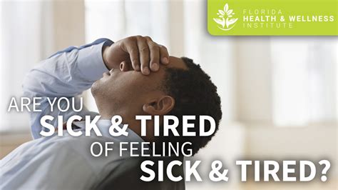 Are You Sick And Tired Of Feeling Sick And Tired Revitalife