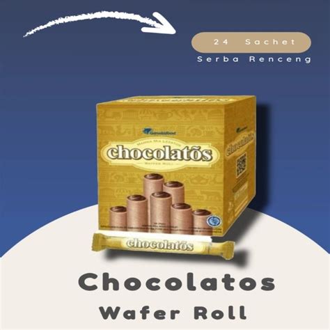 Jual Chocolatos Wafer Stick 1 Box Isi 24 Sachet Shopee Indonesia