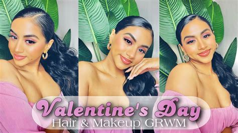 Valentine S Day Grwm Hair Makeup Stephanie Giselle Youtube