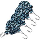 BBKON 2 Pack 40 Inch Heavy Duty Flat Bungee Cords With Hook Bungee