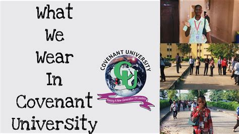 Covenant University Dress Code Youtube