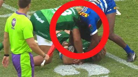 Review Bundee Aki Red Card Stormers Vs Connacht Youtube