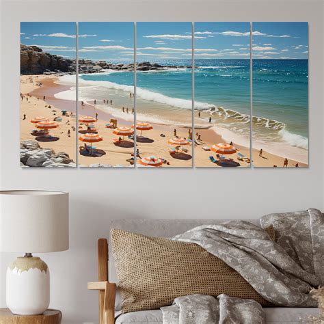 Dovecove Beach Surfers Paradise I - Nautical & Beach Metal Wall Art Living Room Set | Wayfair