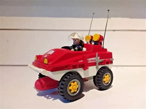 Playmobil V Hicule Pompiers Amphibie Interventions Mers Inondations Eur