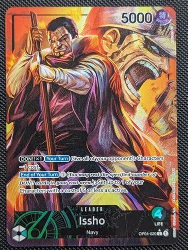 Issho Lider Aa Carta One Piece Tcg Original Cuotas Sin Interés