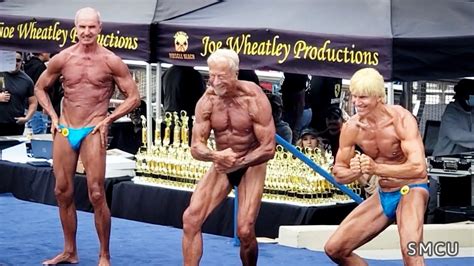 70 Year Old Bodybuilders Pose At Muscle Beach Championships Youtube