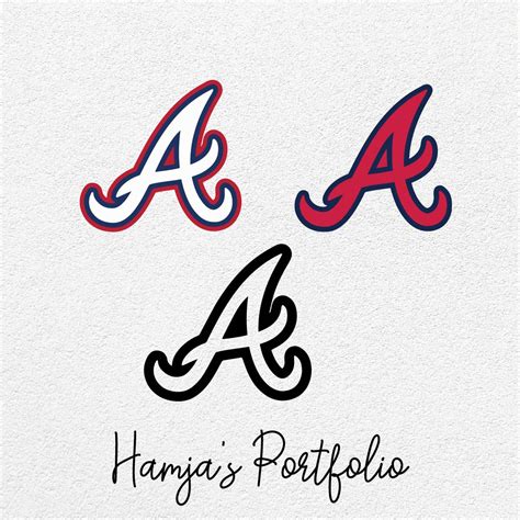 Atlanta Braves Logo Vector Set Masterbundles Off