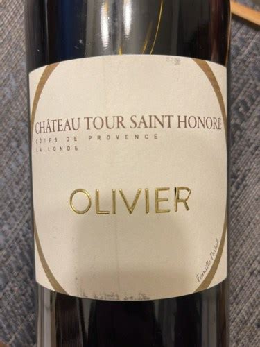 Ch Teau Tour Saint Honore Cuv E Olivier Rouge Vivino Us