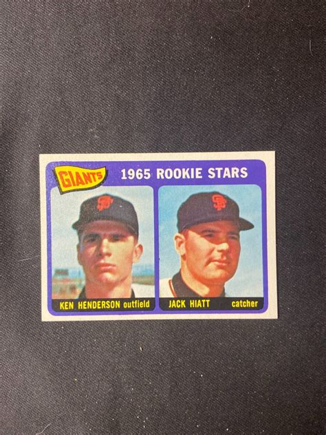 Packfresh 1965 Topps Estimated NM 497 Giants Rookies EBay