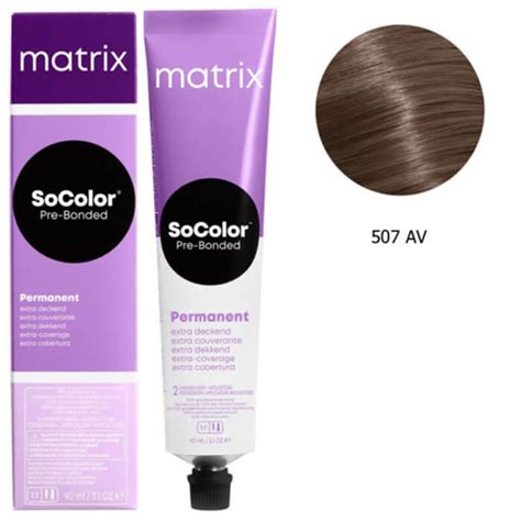507AV Блондин пепельно-перламутровый SoColor Pre-Bonded - MATRIX 90 ...