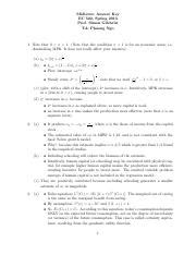 Gilchrist 2013 Midterm Answer Key Pdf Midterm Answer Key EC 502