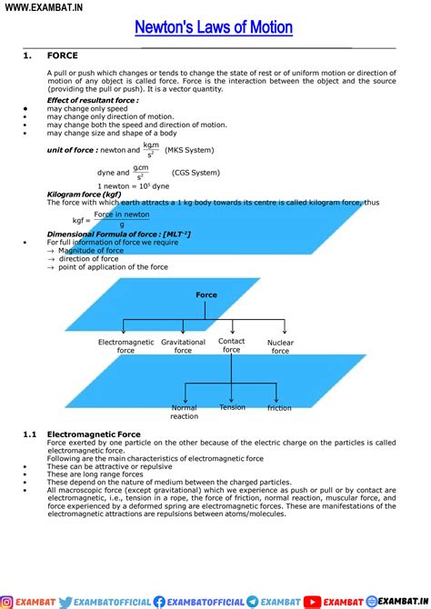 Solution Newton S Laws Of Motion Class Physics Complete Chapter