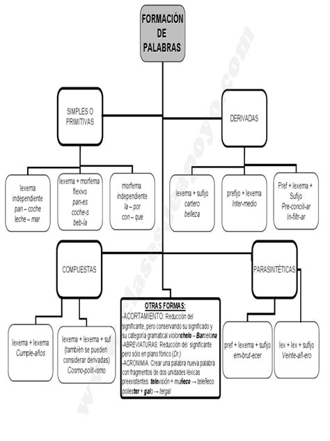 Mapa Conceptual De La Morfologiapdf