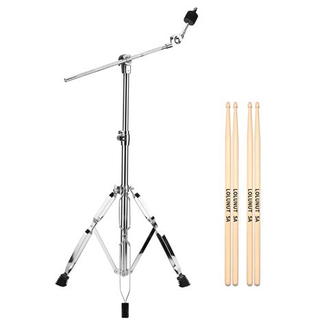 Snapklik LOLUNUT Cymbal Stand Boom Straight Combo Heavy Duty