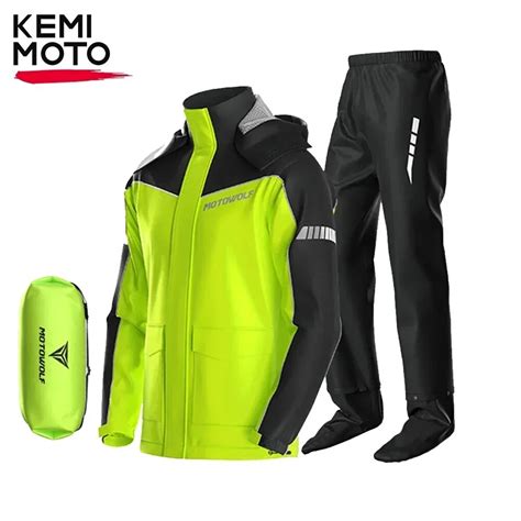 Chubasquero Para Motocicleta Para Hombre Pantalones Impermeables