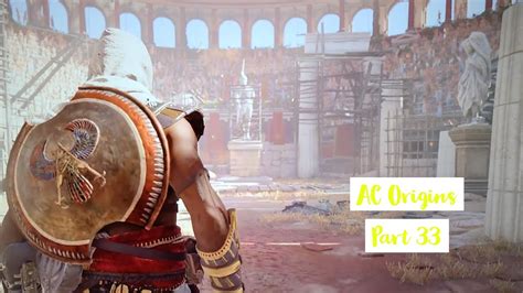 Assassins Creed Origins Part 33 Cyrene Arena Raging Hammer Youtube