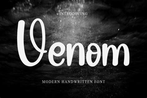 Venom Font By Pipi Creative · Creative Fabrica Free Font Fonts