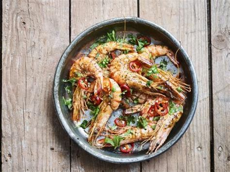 Gambabisque Met Gegrilde Gambas Libelle Lekker