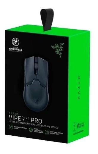 Mouse Gamer Razer Inal Mbrico Recargable Viper V Pro Dpi Negro