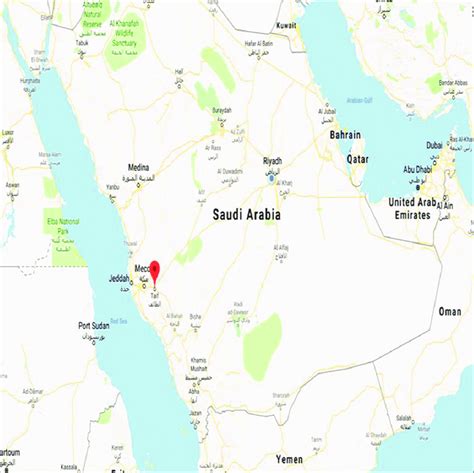 Map: Kingdom of Saudi Arabia (Taif city) | Download Scientific Diagram